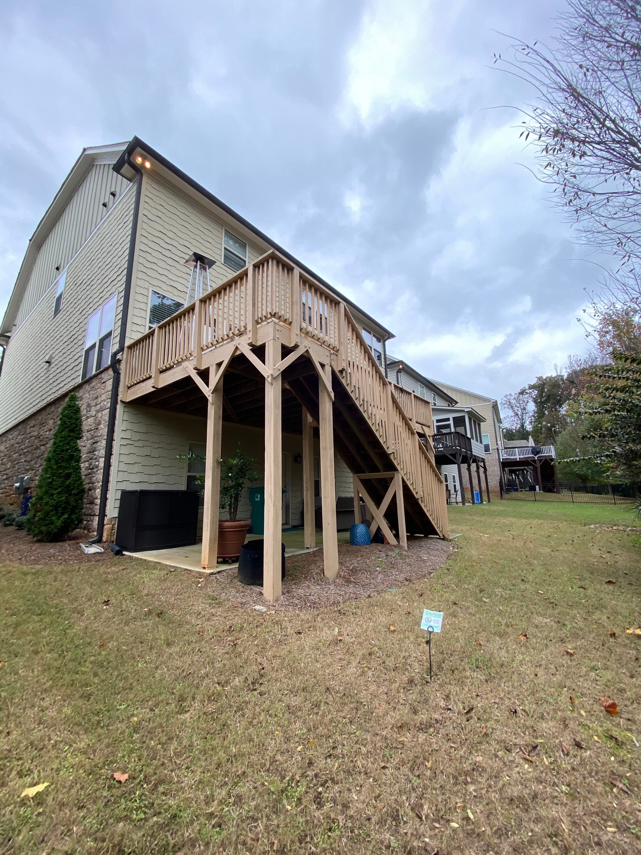 Composite Deck and Underdeck Porch Installation in Smyrna by Swift Home Renovations