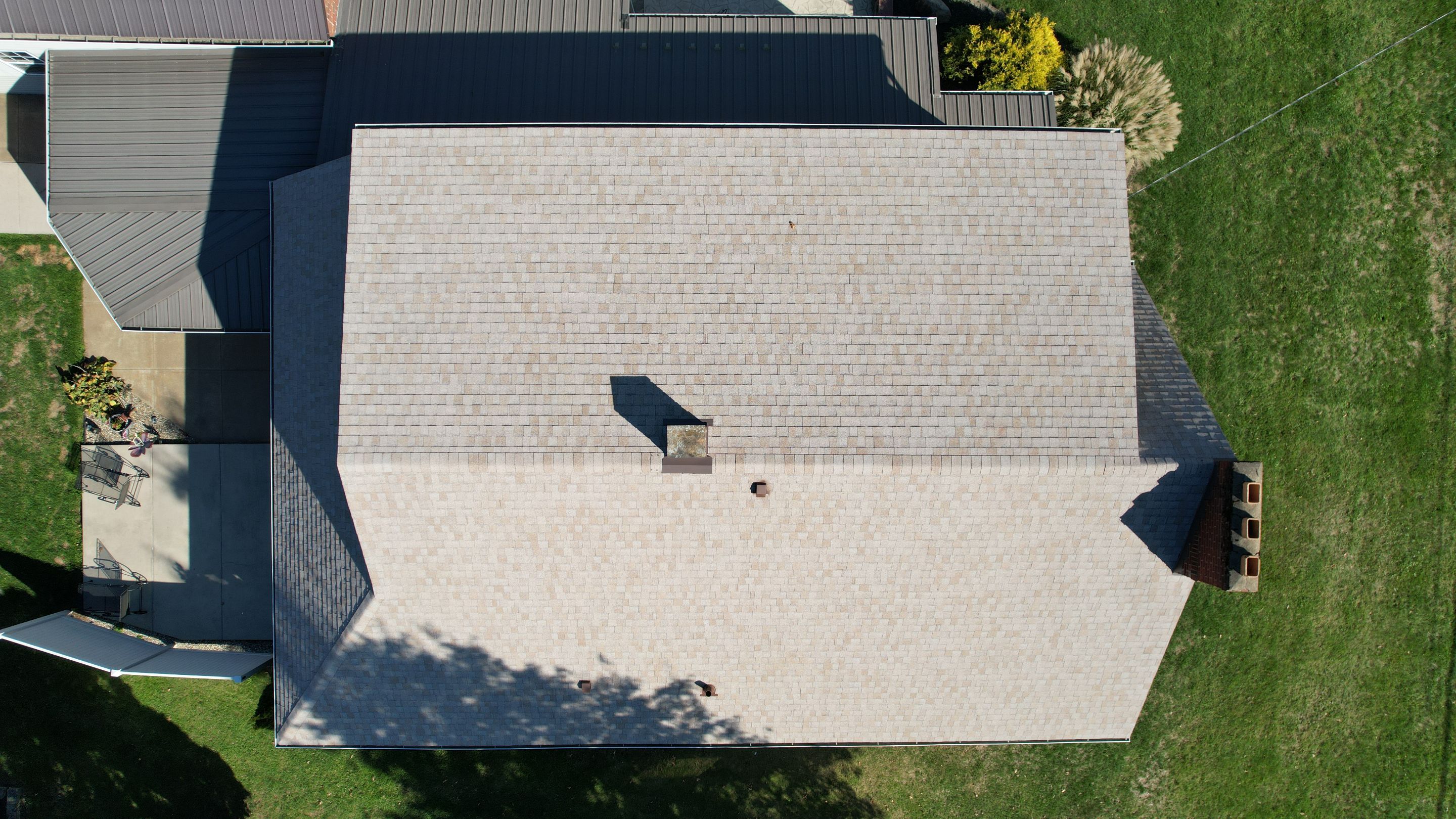 Atlas Pinnacle, Color, Cool Sand, Drip Edge, Color, Royal Brown by Eagle Eye Roofing