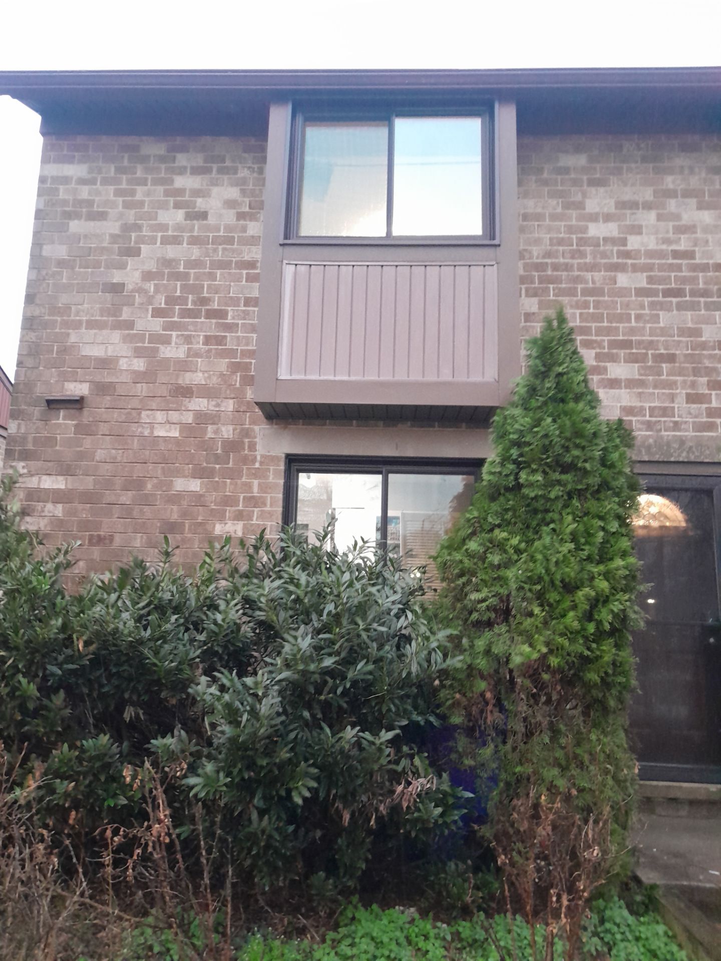 Bronze exterior Provia Sliding windows by Window Depot of Annapolis