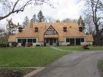 Cedar Roof & Copper Gutter Installation in Lake Forest
