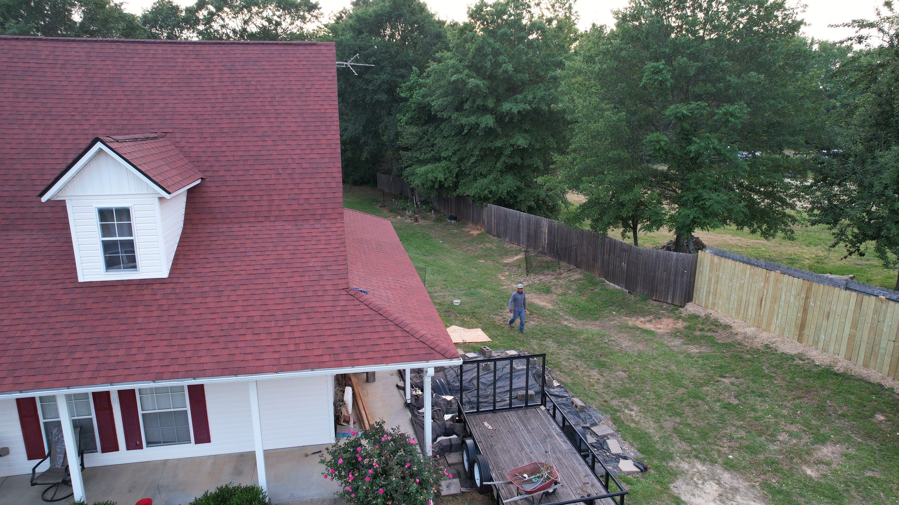 Residential Roofing Installation using GAF Timberline HDZ by Hostetler Roofing