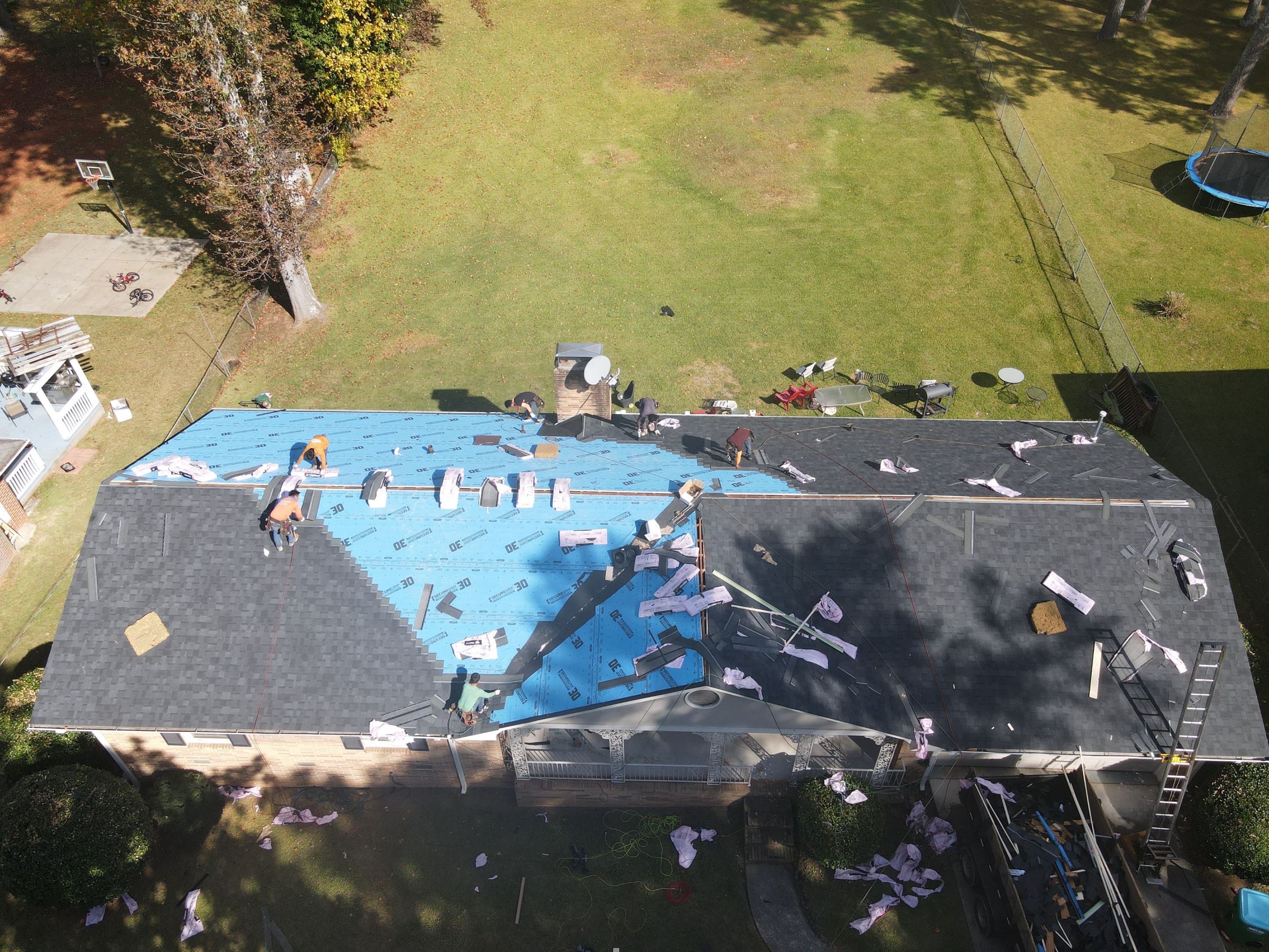 Residential Roofing Installation using Owens Corning by Inspector Roofing and Restoration
