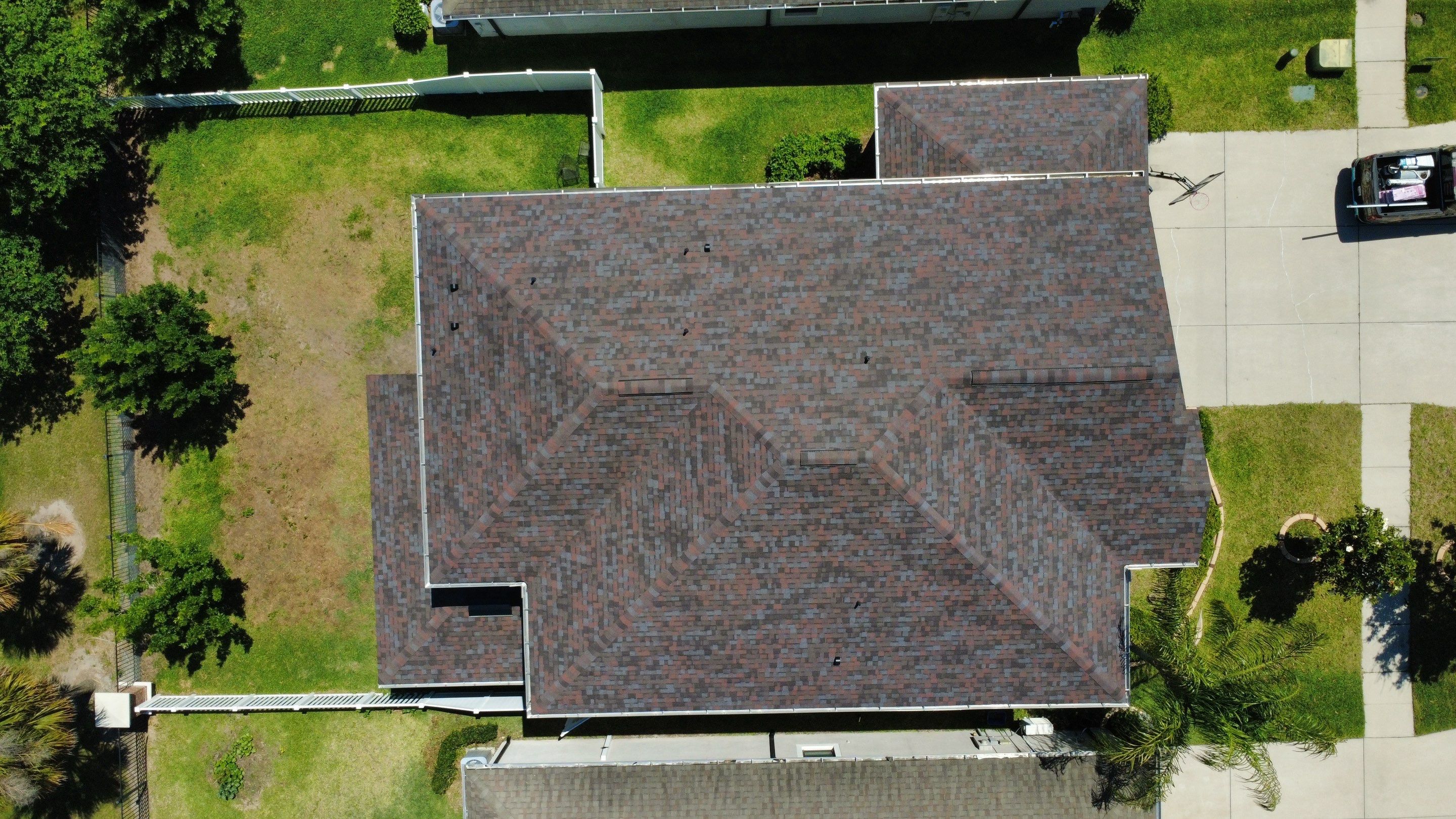 Riverview Two-Story Home Roof Replacement Featuring Owens Corning Merlot Shingles by Steadfast Roofing