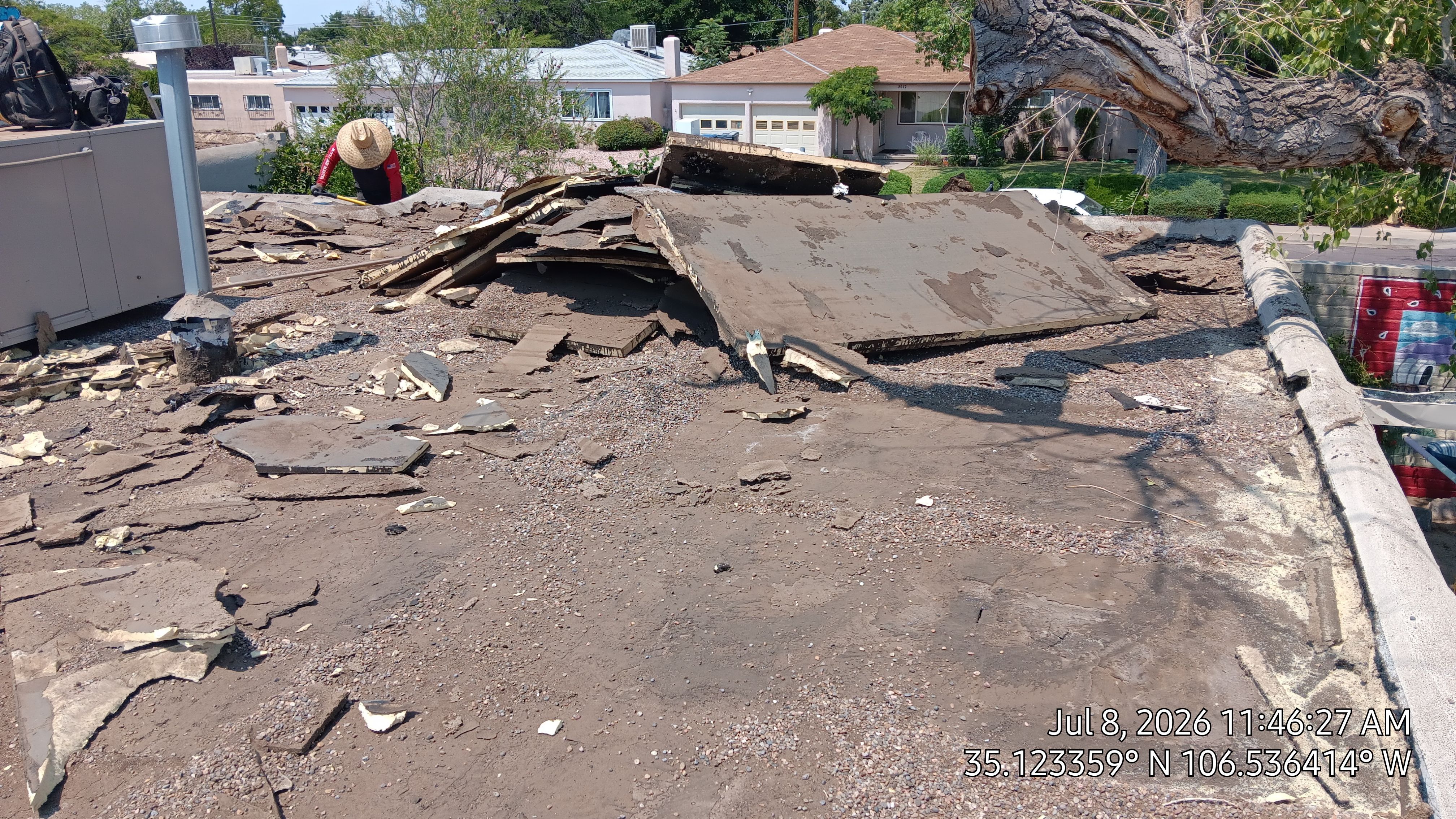 Albuquerque Tar and gravel replaced with Slope and TPO Membrane System by Doyle Roof Masters Inc