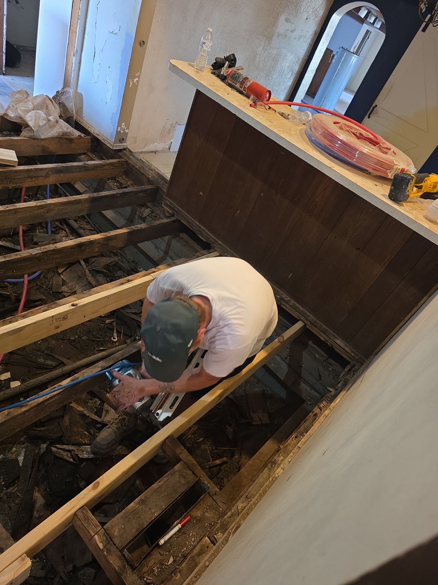 Restoration of an abandoned home - Project in Midland, TX by Harden Enterprise Services LLC