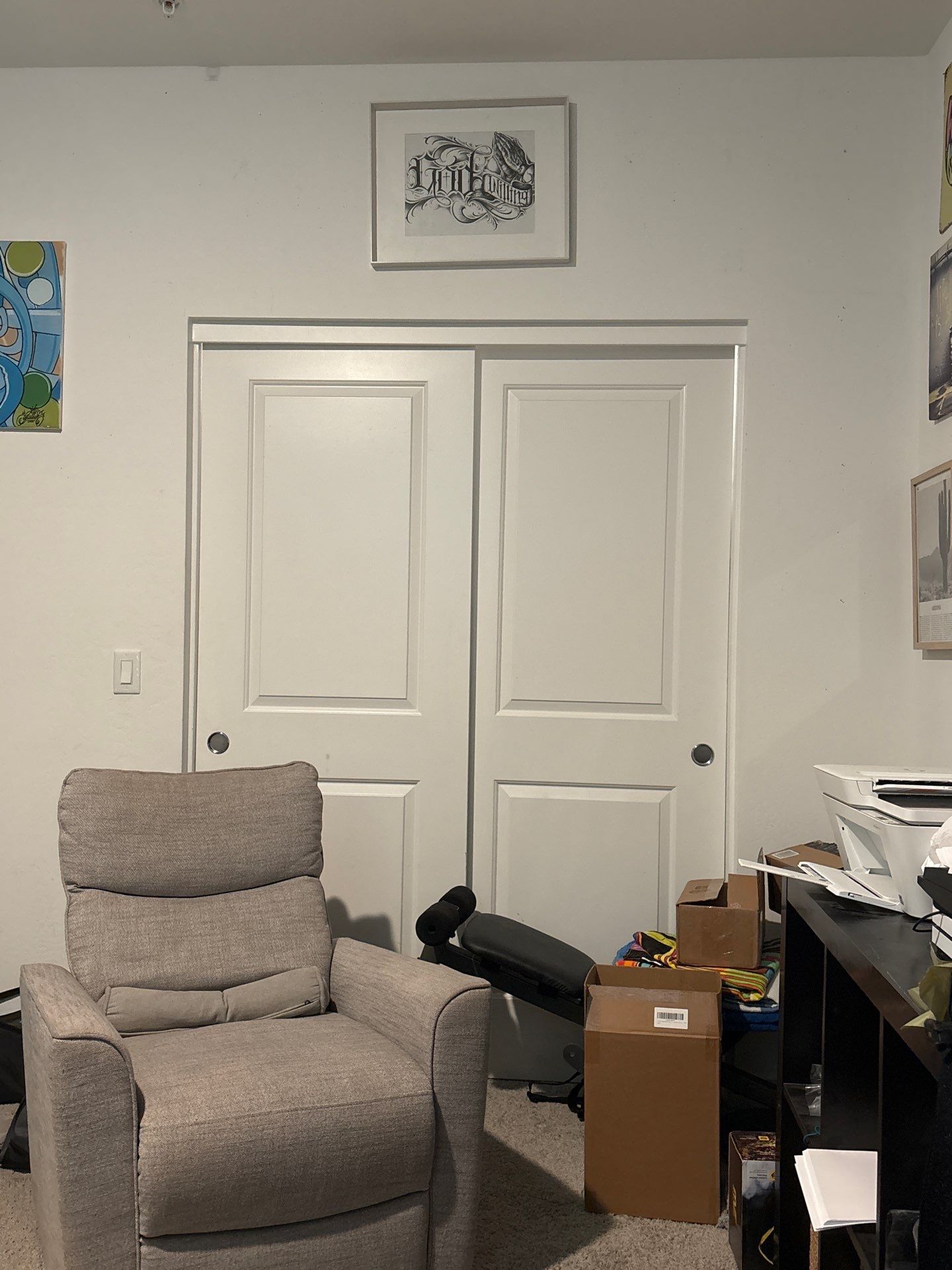 Modern Interior Accent Wall and Media Installation in Buckeye by CompanyCam Sales Demo