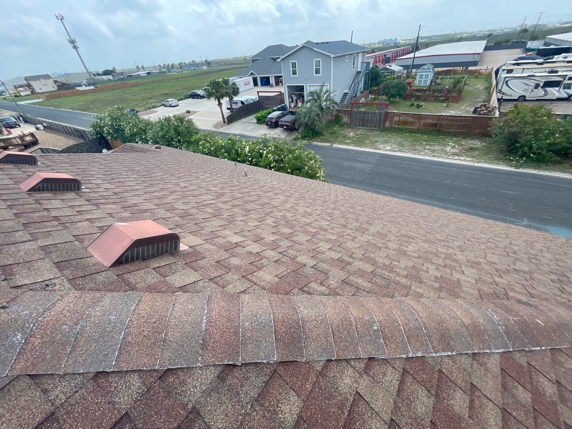 Residential Roofing Installation using GAF HDZ Barkwood by Lighthouse Roofing