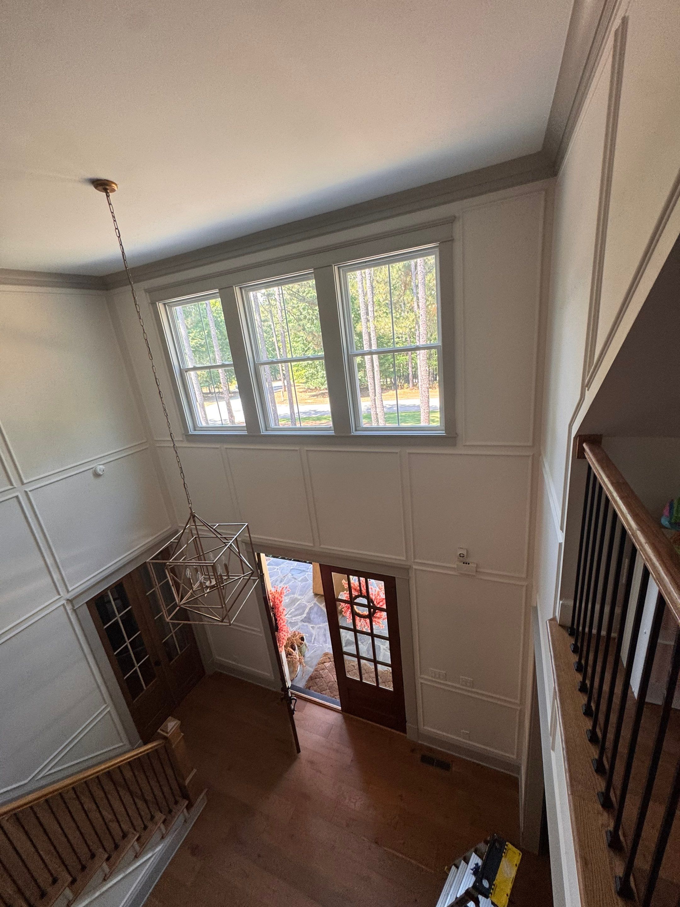 Interior Painting and Custom Millwork for a Greensboro Entryway by PGP Surface Solutions, LLC