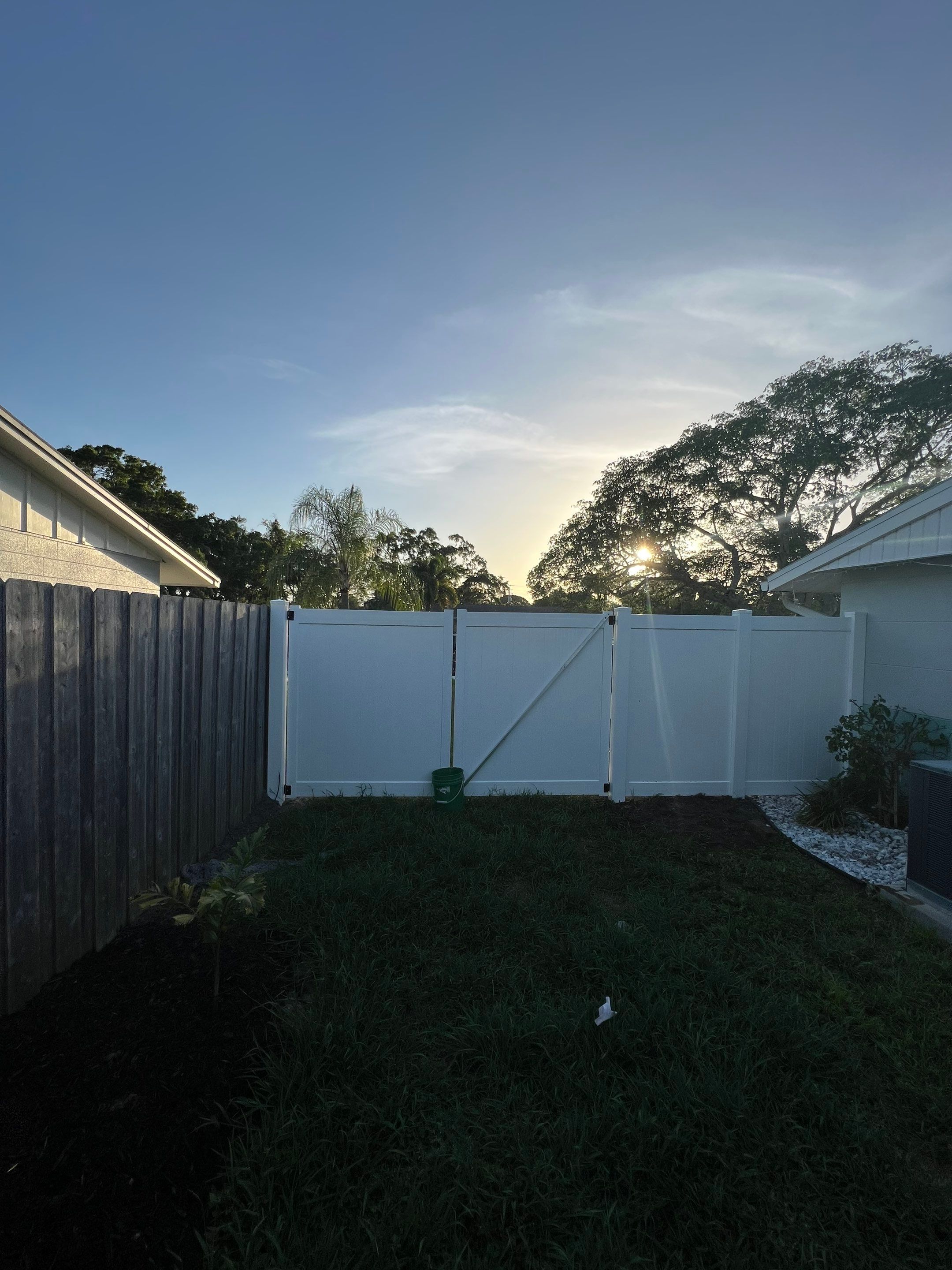 Sarasota, FL 6 ft. Tall White Vinyl Privacy Fence by Asap fence and gates, LLC