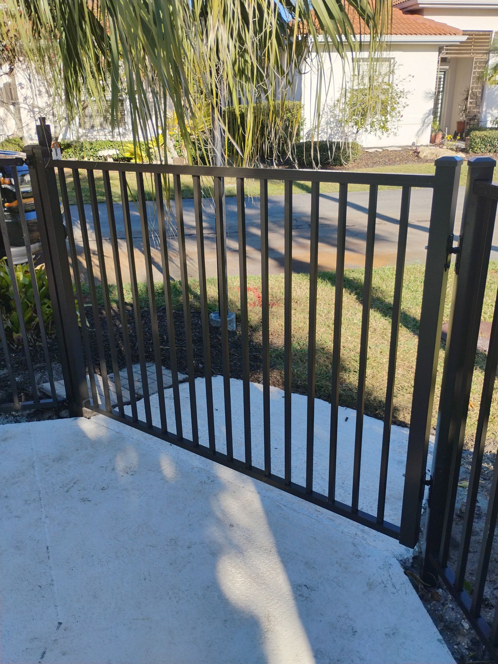 Bronze Commercial Aluminum Pool Fence for Sorrento Place Condos by True Fence LLC