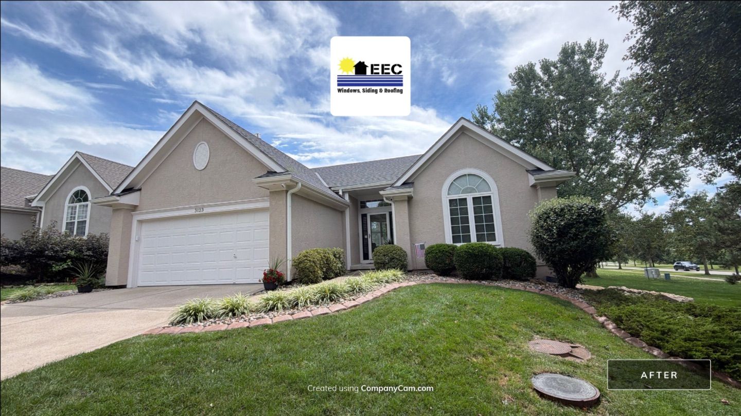 Comprehensive Kansas City Home Remodel With Siding & Roofing Installation by EEC Windows, Siding & Roofing