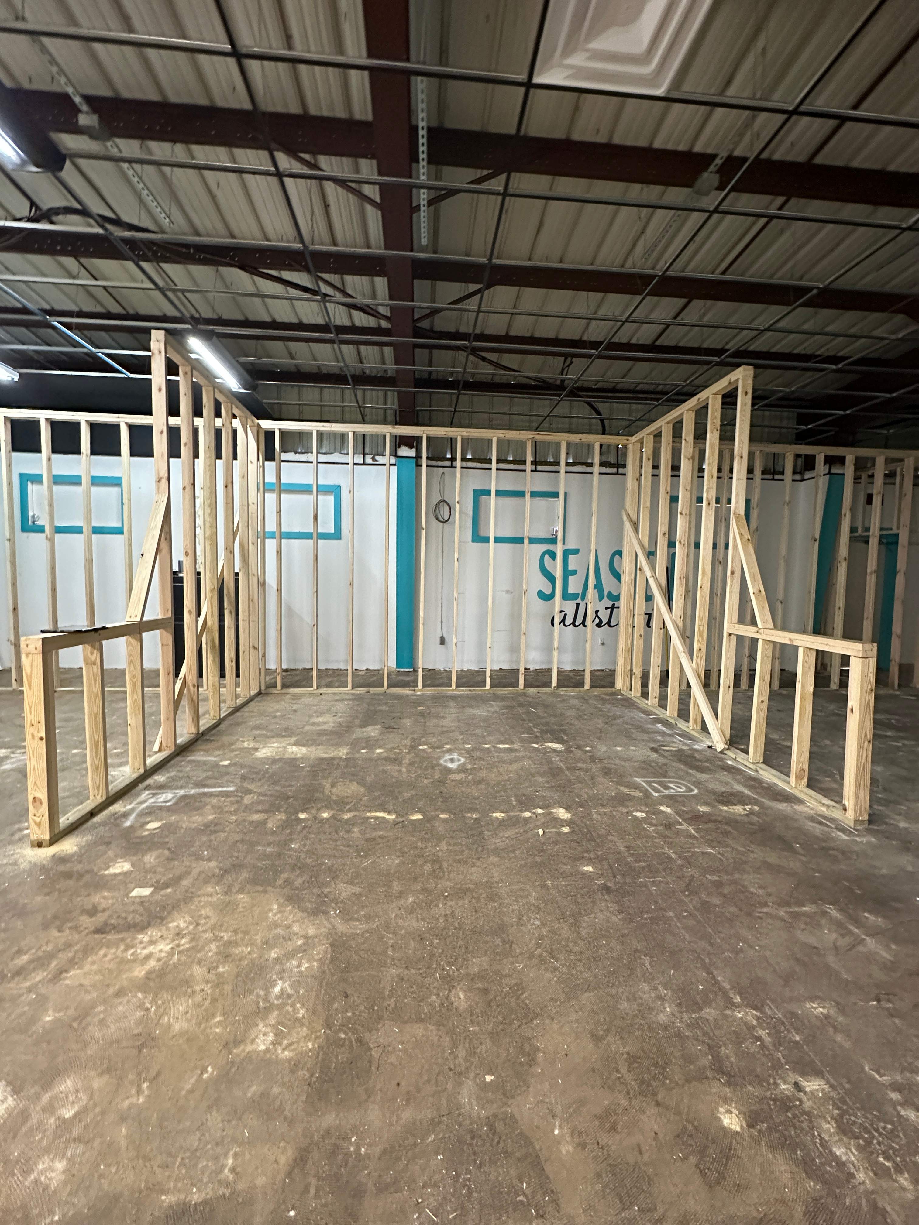 Commercial Indoor Golf Simulator Facility Buildout in Bradenton by Vertical General Contracting