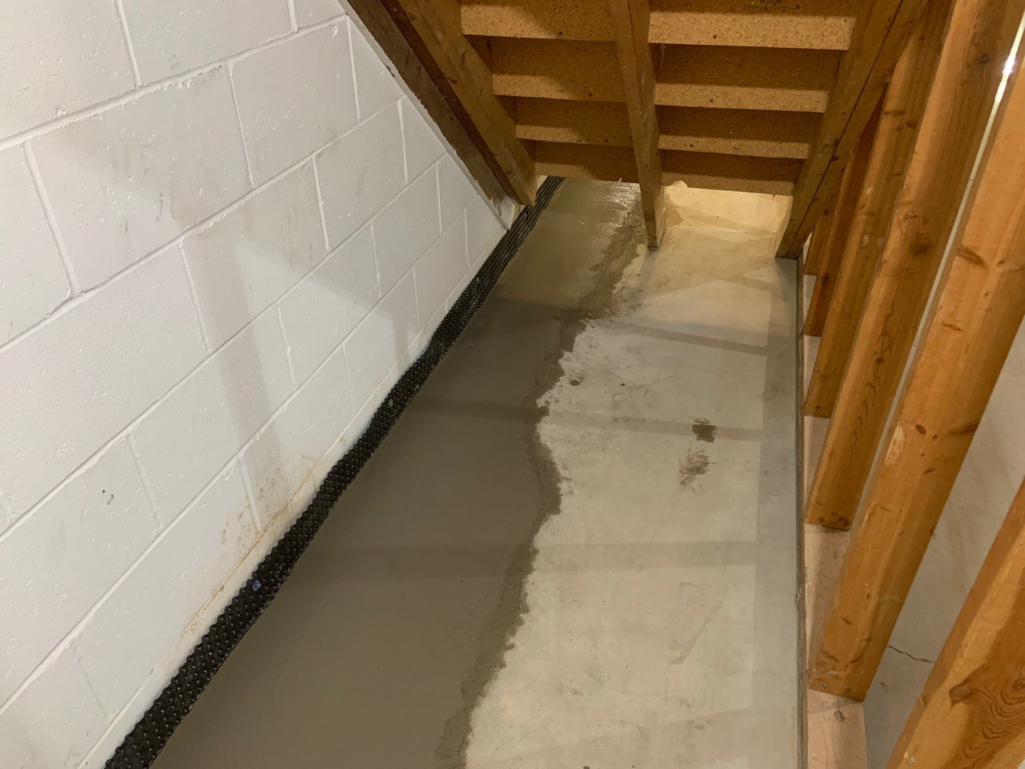 Correcting an Improper Installation for Alan in Chanhassen by Waterproofing Northeast