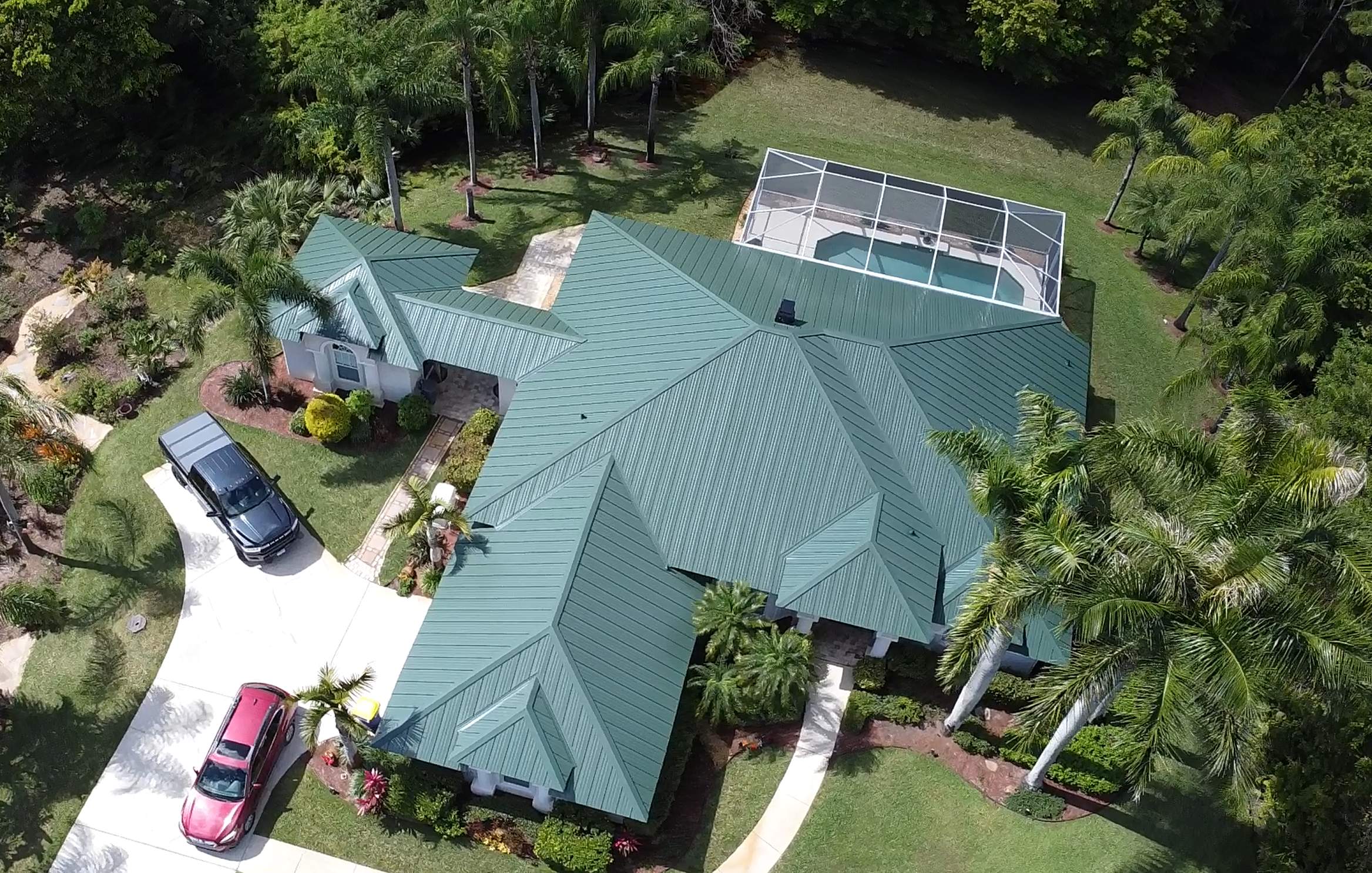 Kynar (Color Coated) Standing Seam Metal Roof Replacement by Sailfish Roofing