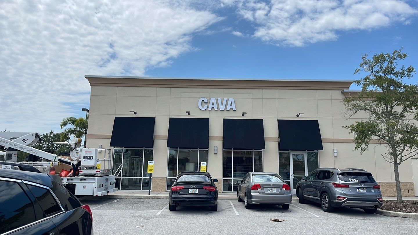 Channel Letter for CAVA by SignCrafters