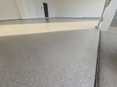 Garage Transformation using Travertine