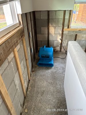 Hurricane Damage using Drying Equipment