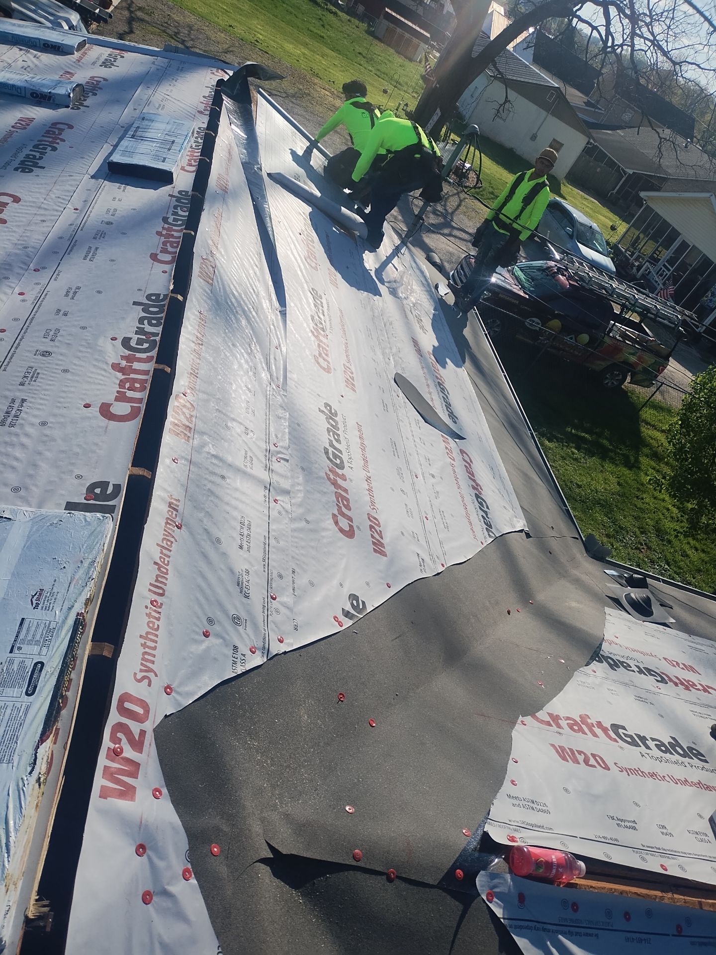 Residential Roofing Installation using Performance Shingles by Mr. Roofer