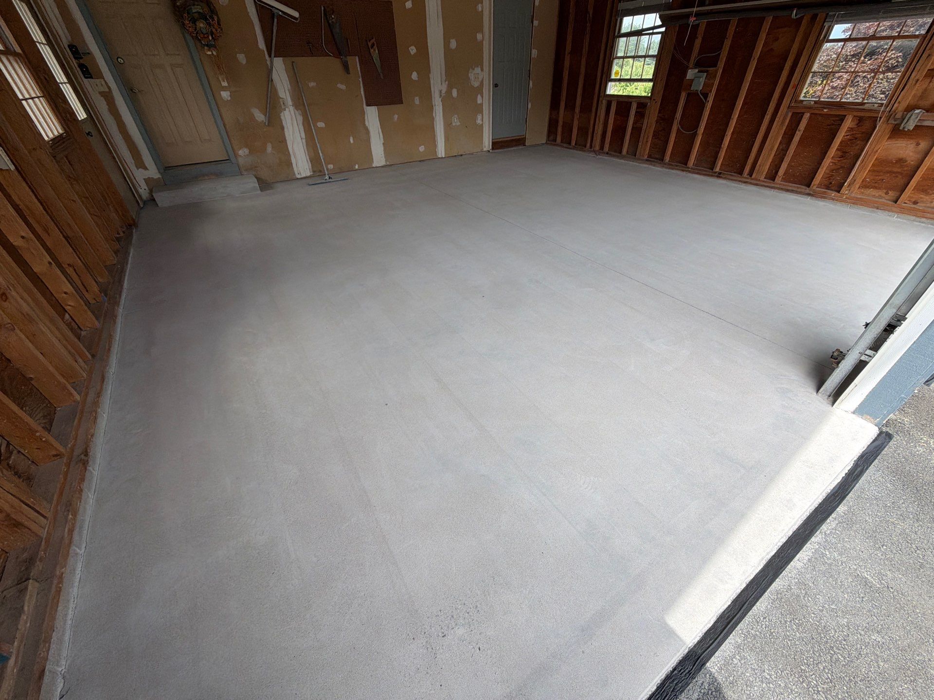 Vintage Zircon Garage Coating by NG Masonry & Construction LLC