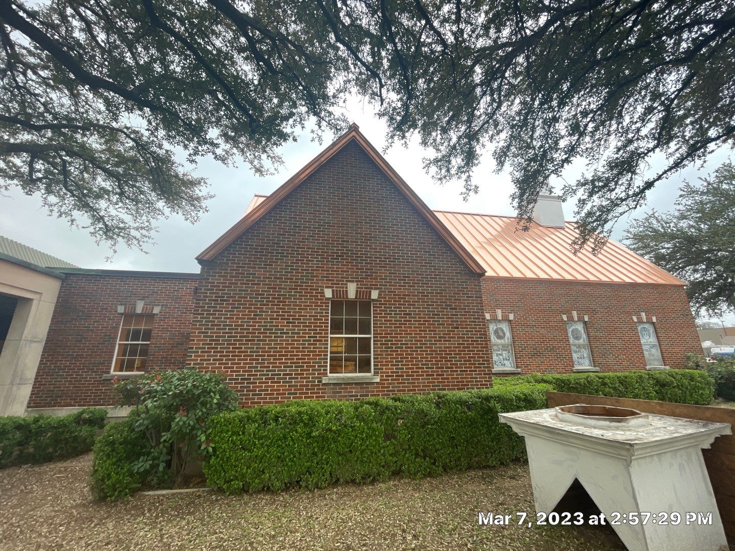 Custom Copper Standing Seam Roofing System  by Springtree Restoration 