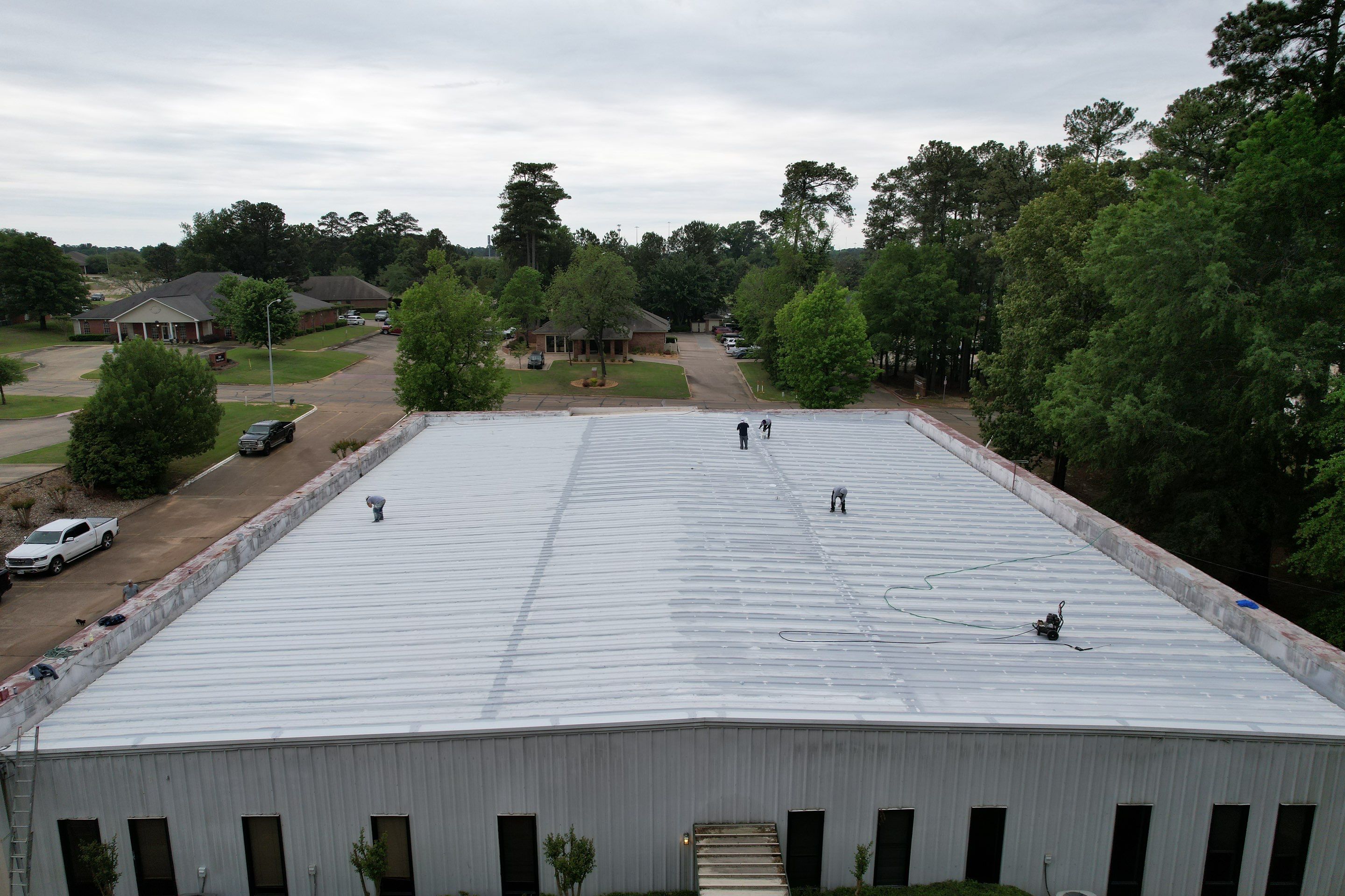 Office Building in Texarkana by Hostetler Roofing