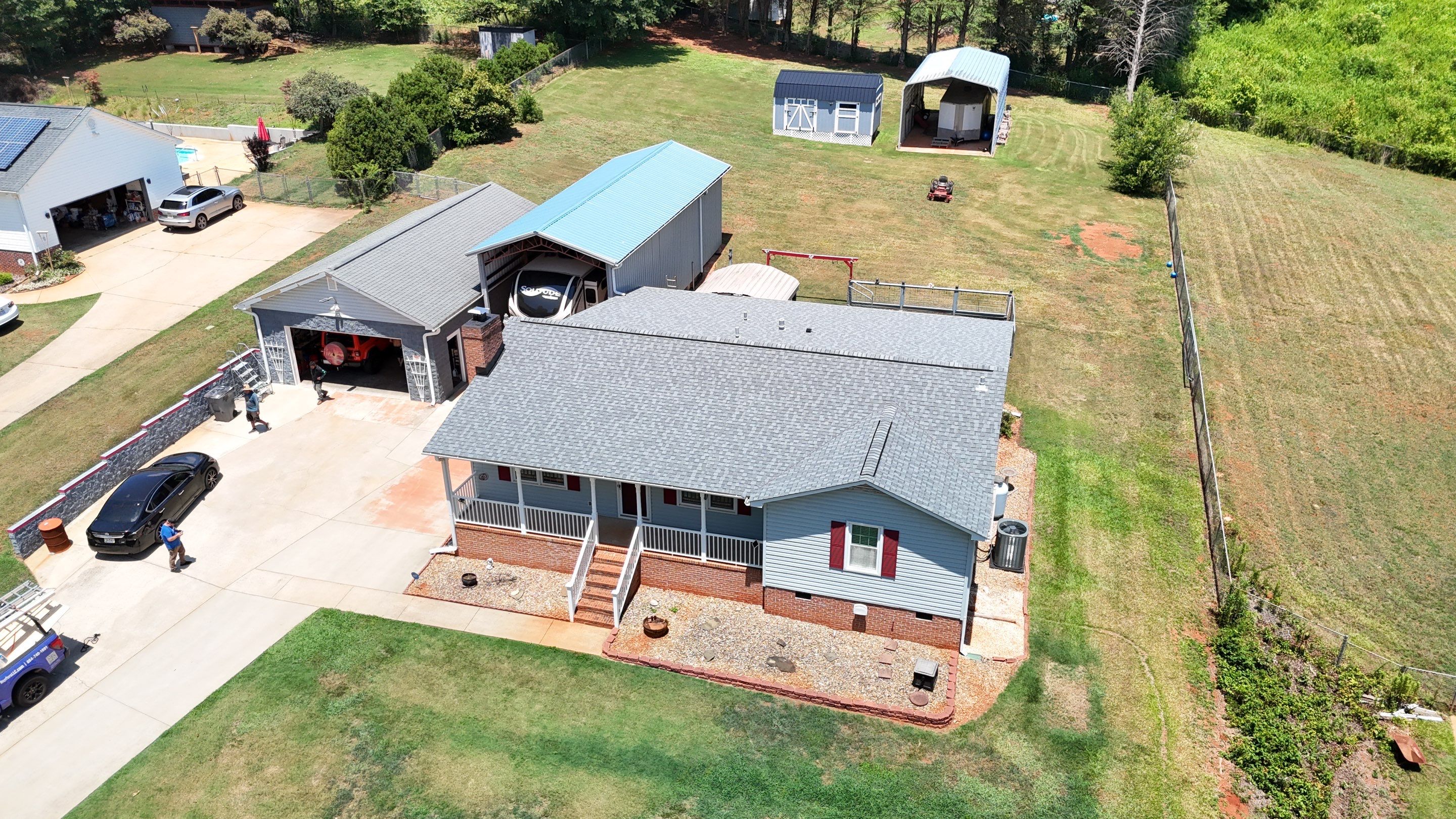 New CertainTeed Landmark Pewter Project in Greer, SC by Roofers LLC