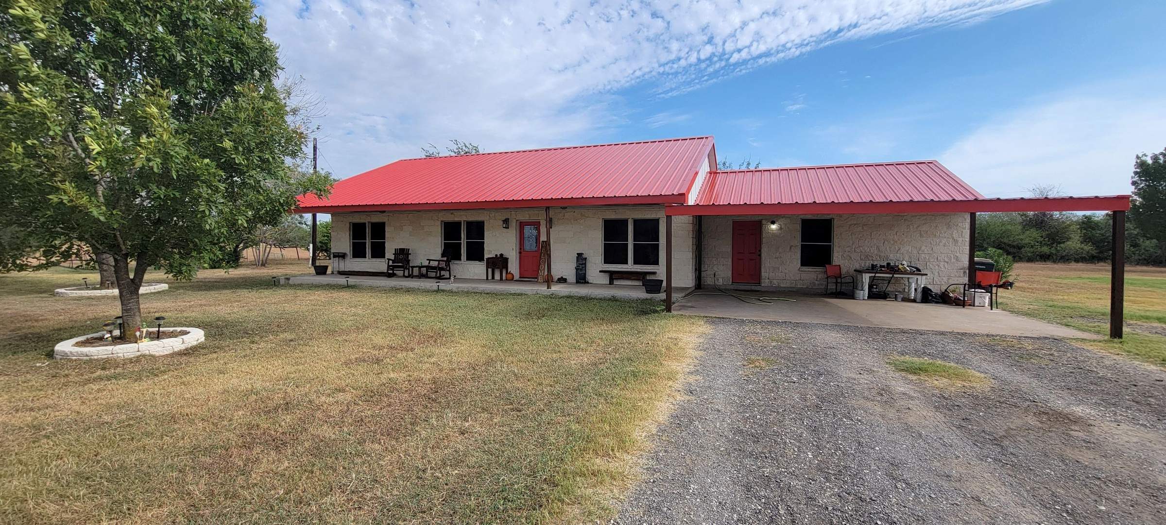 Crimson Red Metal Roofing in Martindale by Skywall Construction LLC