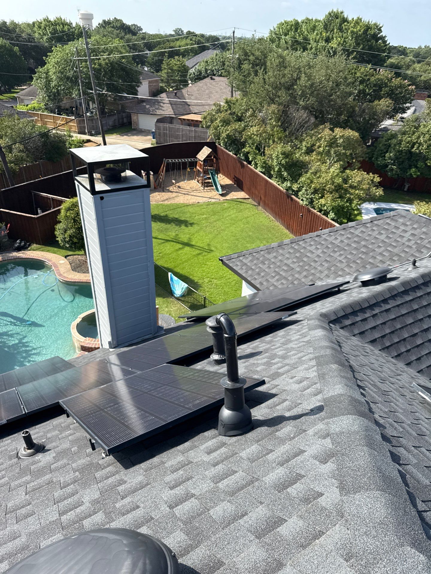 Project in Dallas by Zeus Exteriors