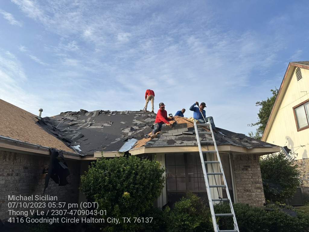Project in Haltom City by Zeus Exteriors
