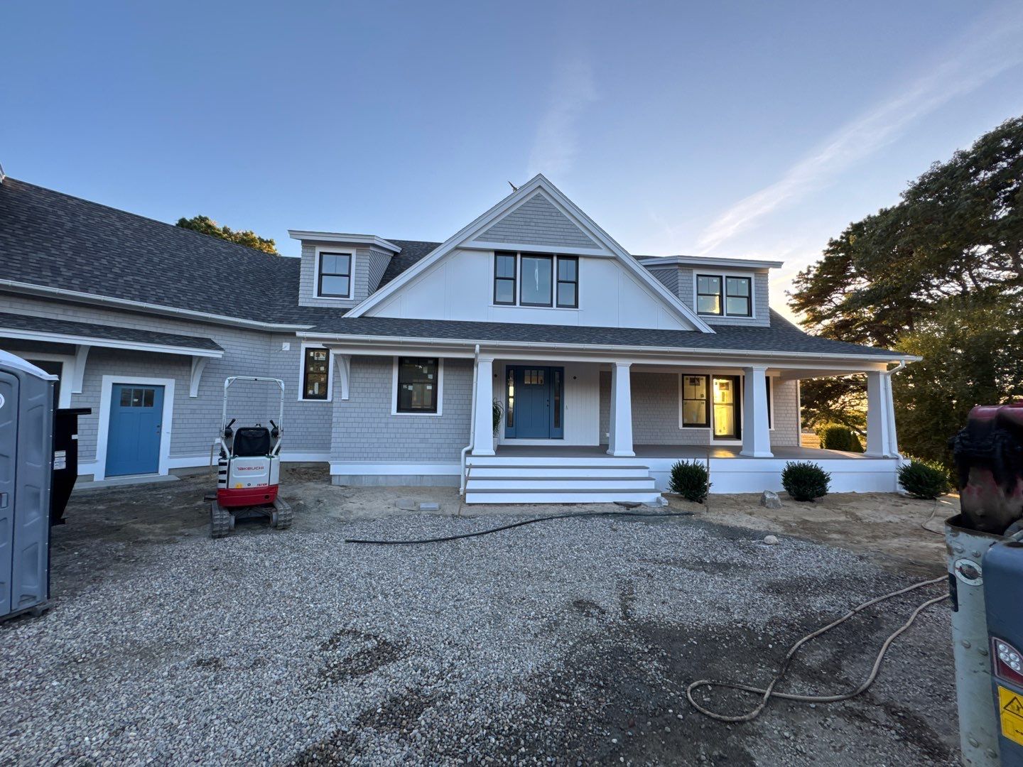 Gutter Installation using 6" Half Round Aluminum Gutter by Gutter Pro Enterprises