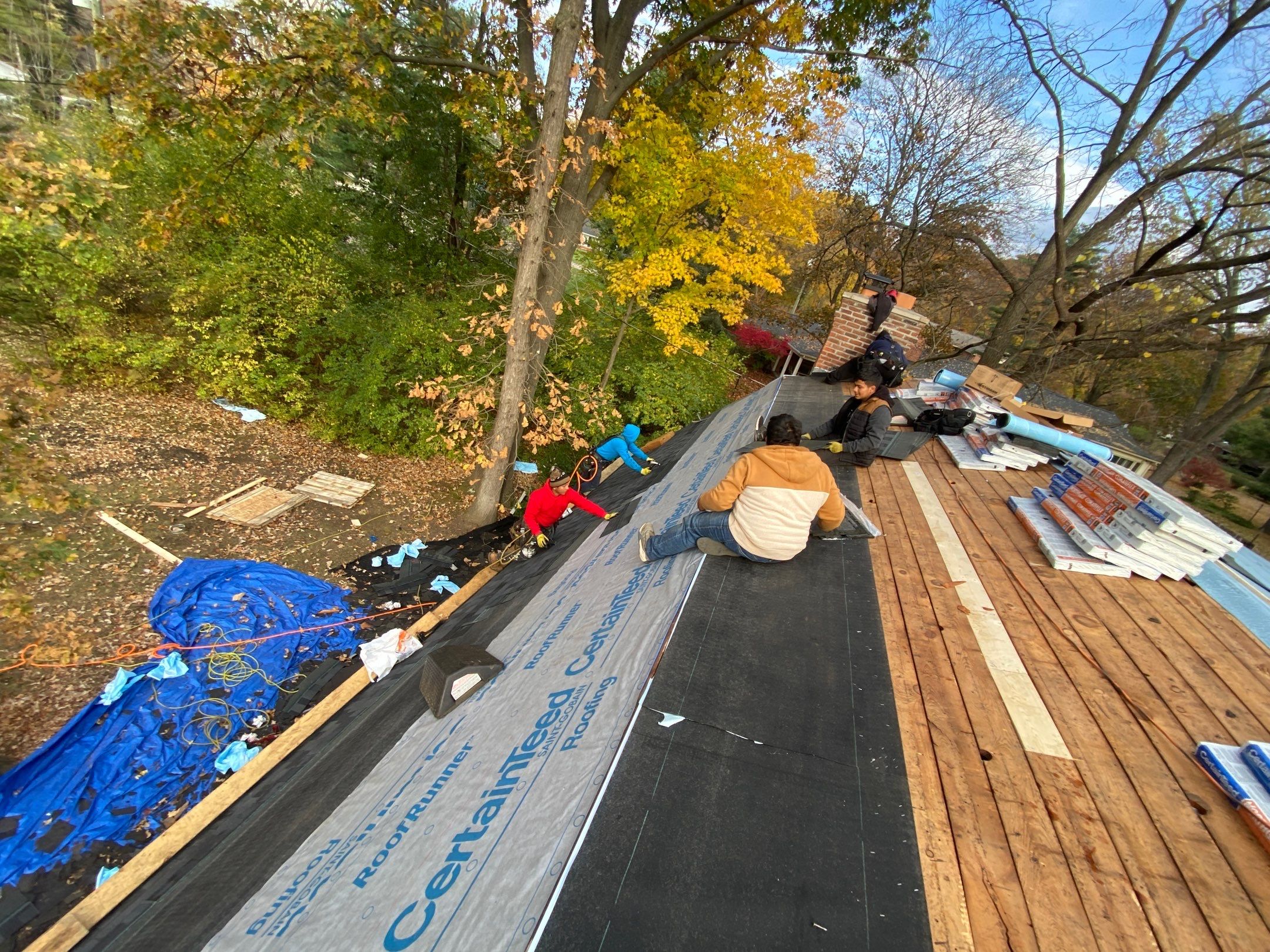 Roof Replacement using CertainTeed Landmark by 180 Contractors