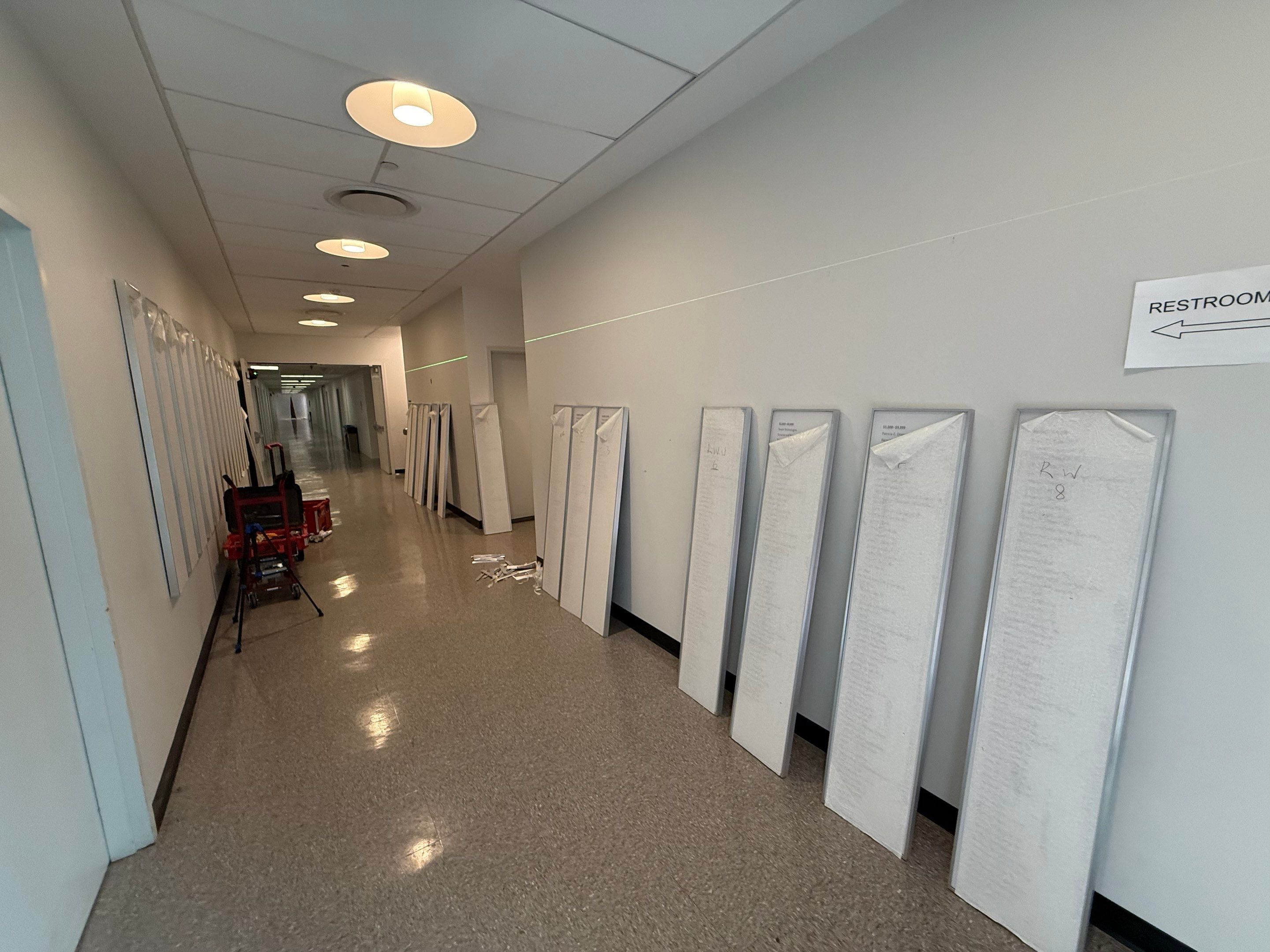 Donor Recognition and Commercial Signage Installation at Manhattan College by Nick The Sign Guy