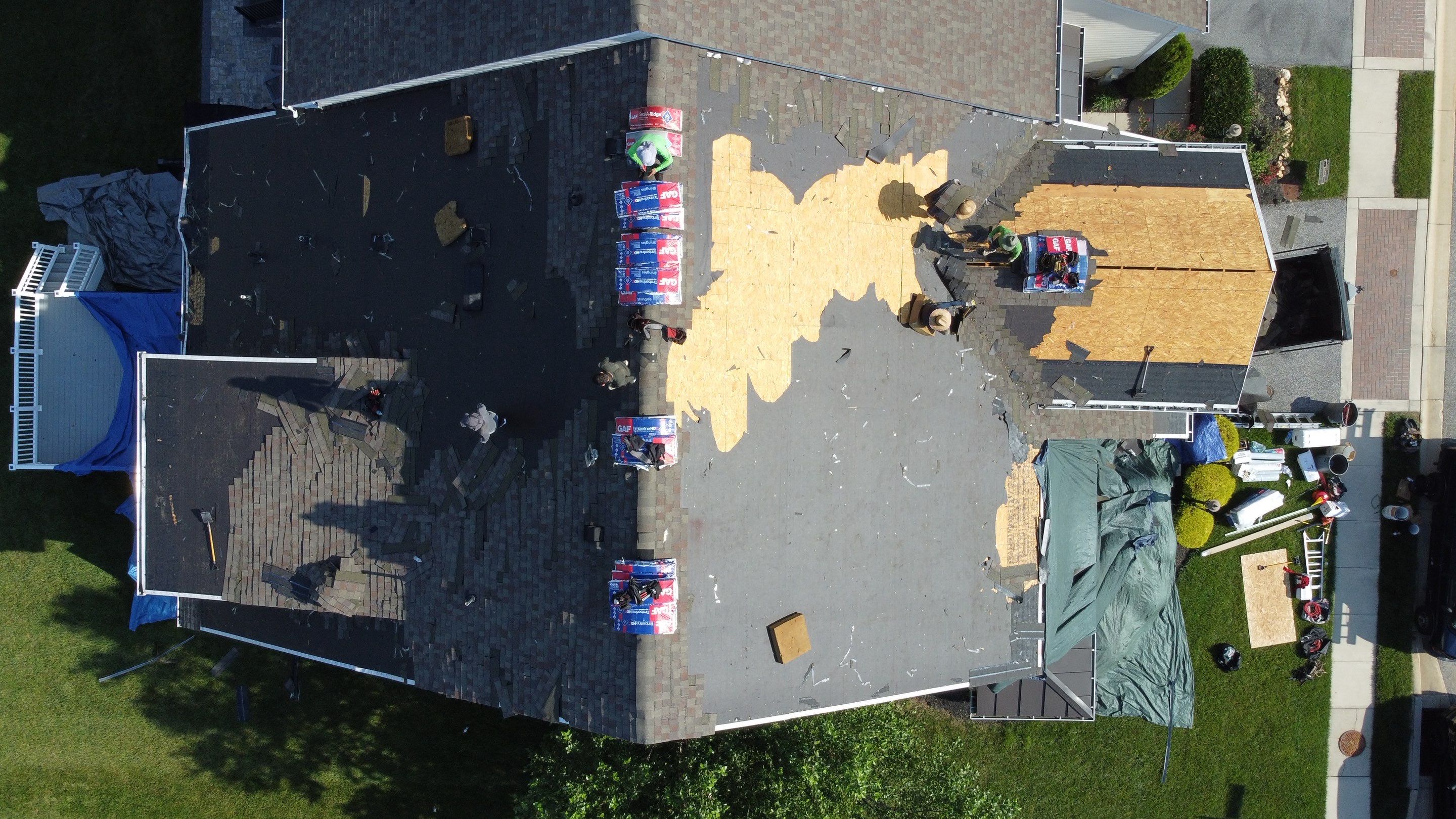 Residential Roofing Installation using GAF Timberline HDZ by Matter Roofing & Construction