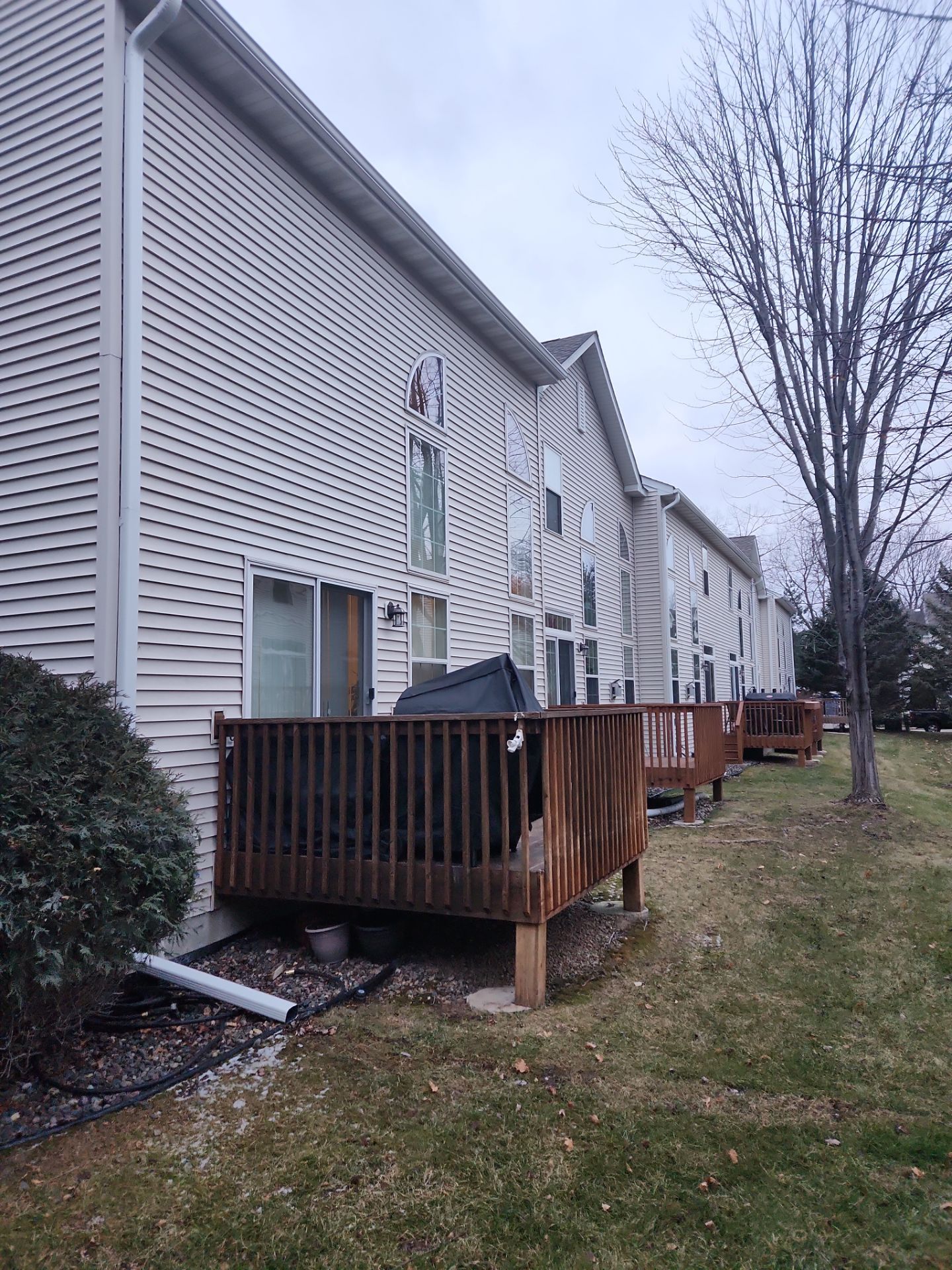 3x4" Downspouts in Chaska by Next Level Seamless Gutters / Exteriors Inc.