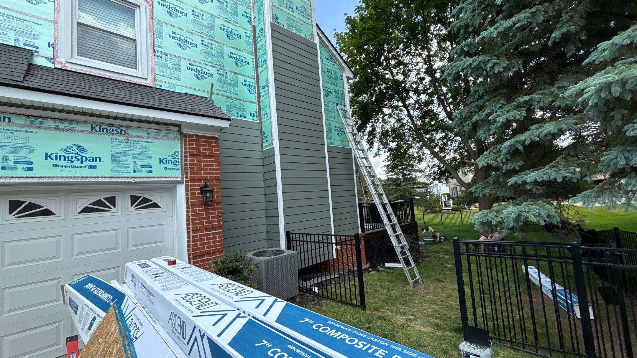 Siding Replacement using Ascend by 180 Contractors