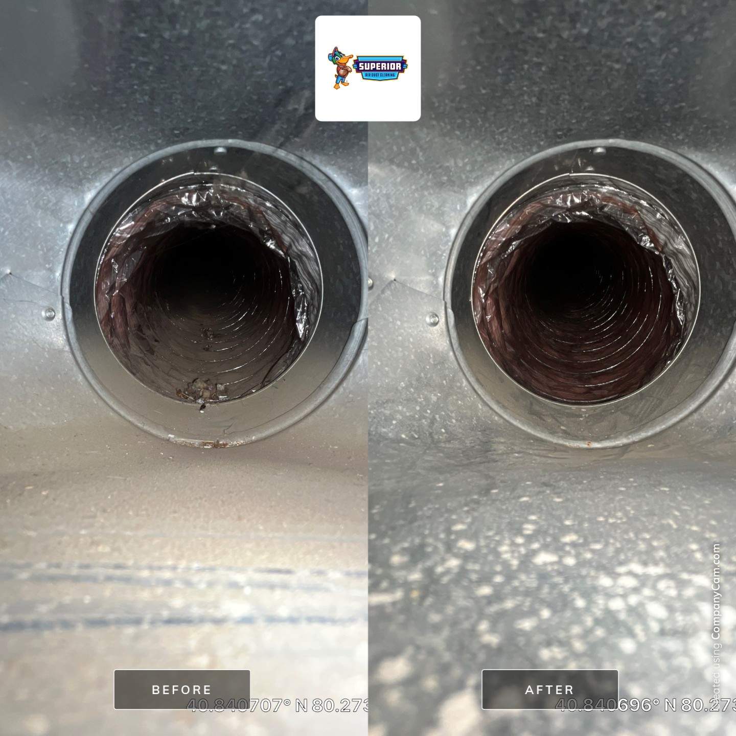 Air Duct Cleaning With a Vacuum Truck in Ellwood City, PA by Superior Air Duct Cleaning
