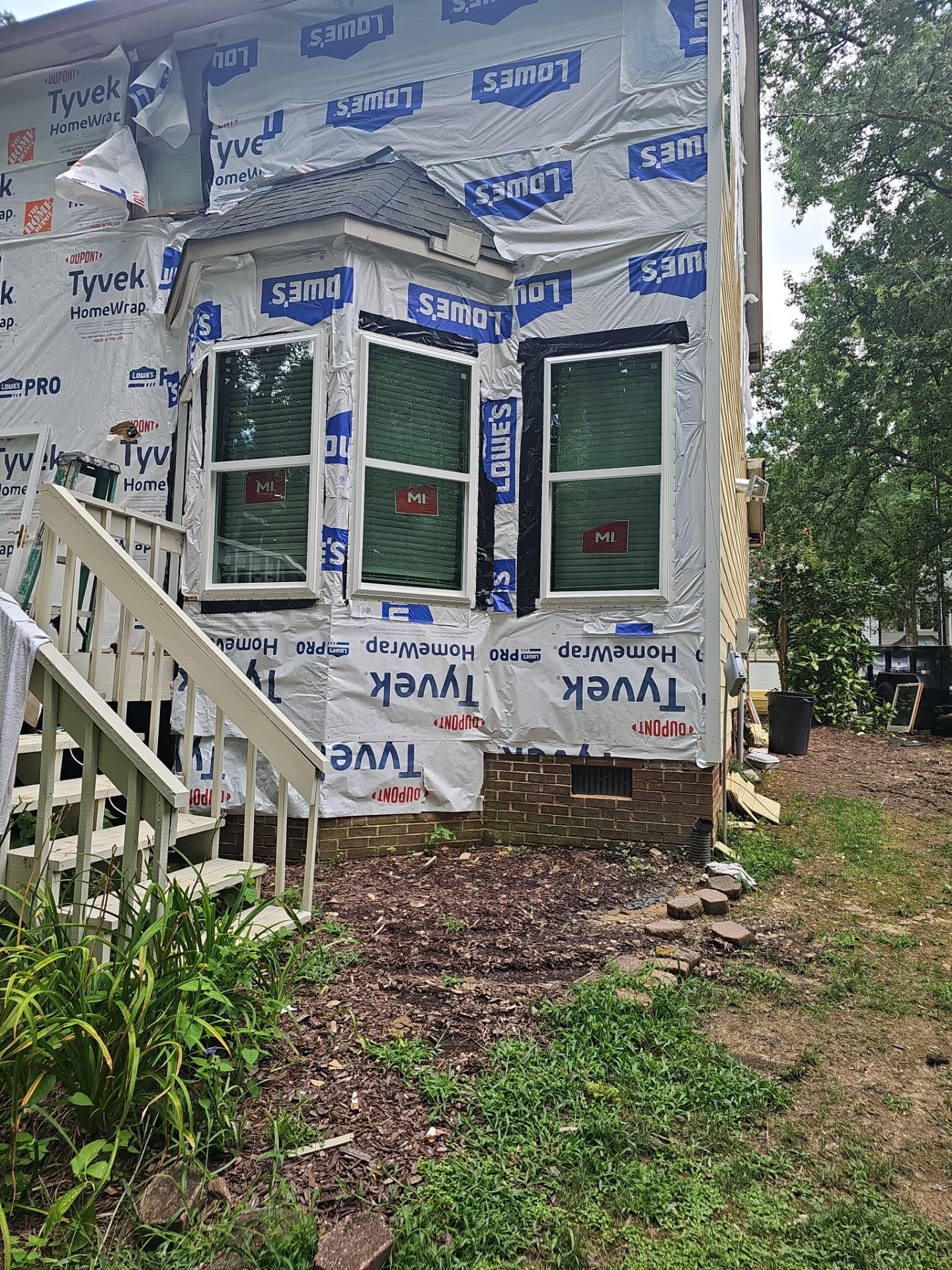 New Windows, Siding, Trim, Fence, and Backyard Concrete Pad by Billy Weatherspoon Contractor