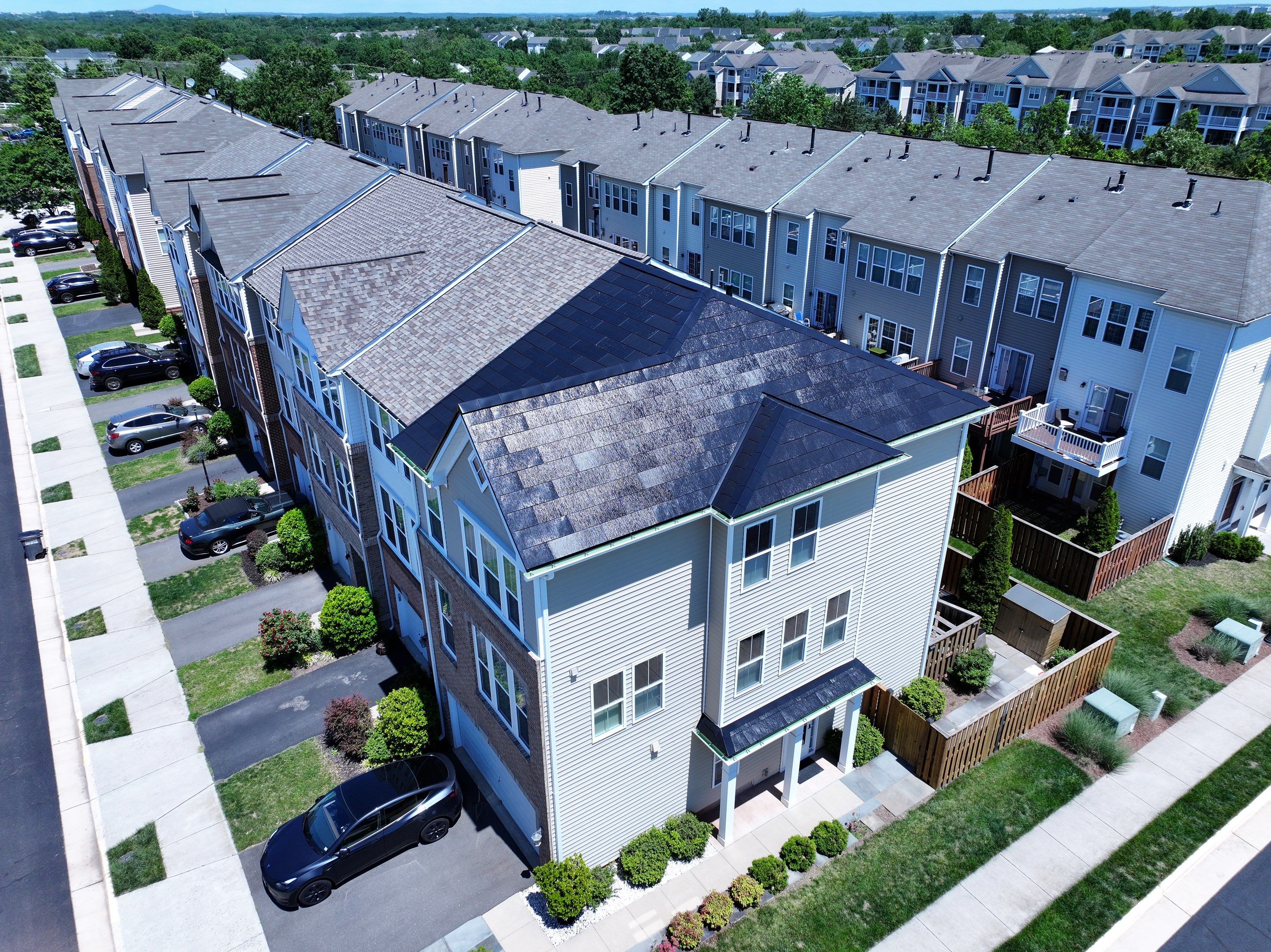 Tesla Solar Roof in Ashburn by American Home Contractors