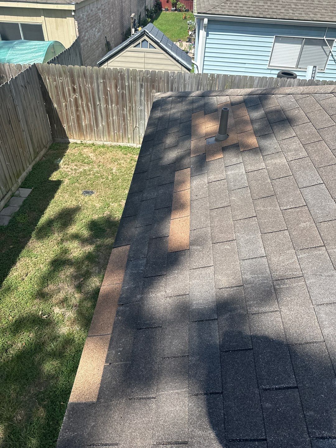 Hail Damage using Owen's Corning Duration (Lifetime) Shingles by Roof Repair Company