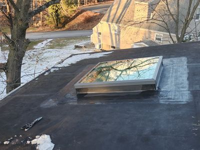 Roofing, Skylight & Chimney Project in Burlington