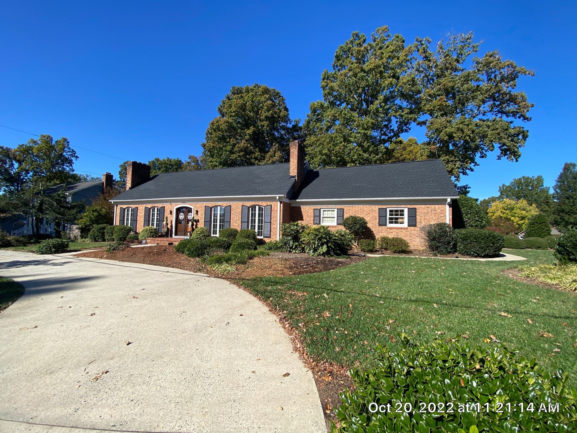 New Roof and 6 inch Gutters by Just In Time Roofing and Restoration