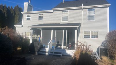 Gutter Installation using White gutters