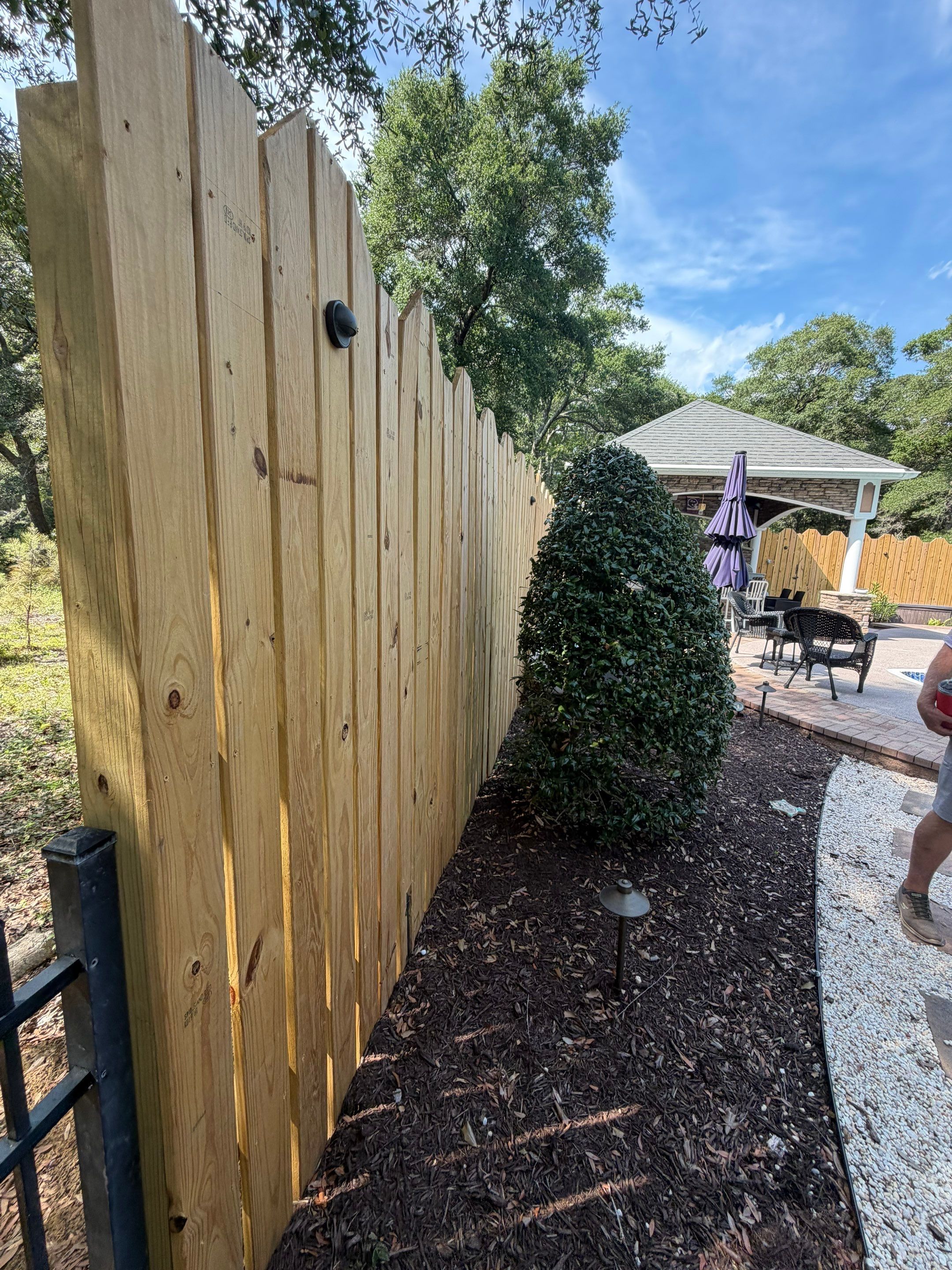Fence using Wood Sealant by DuraSeal