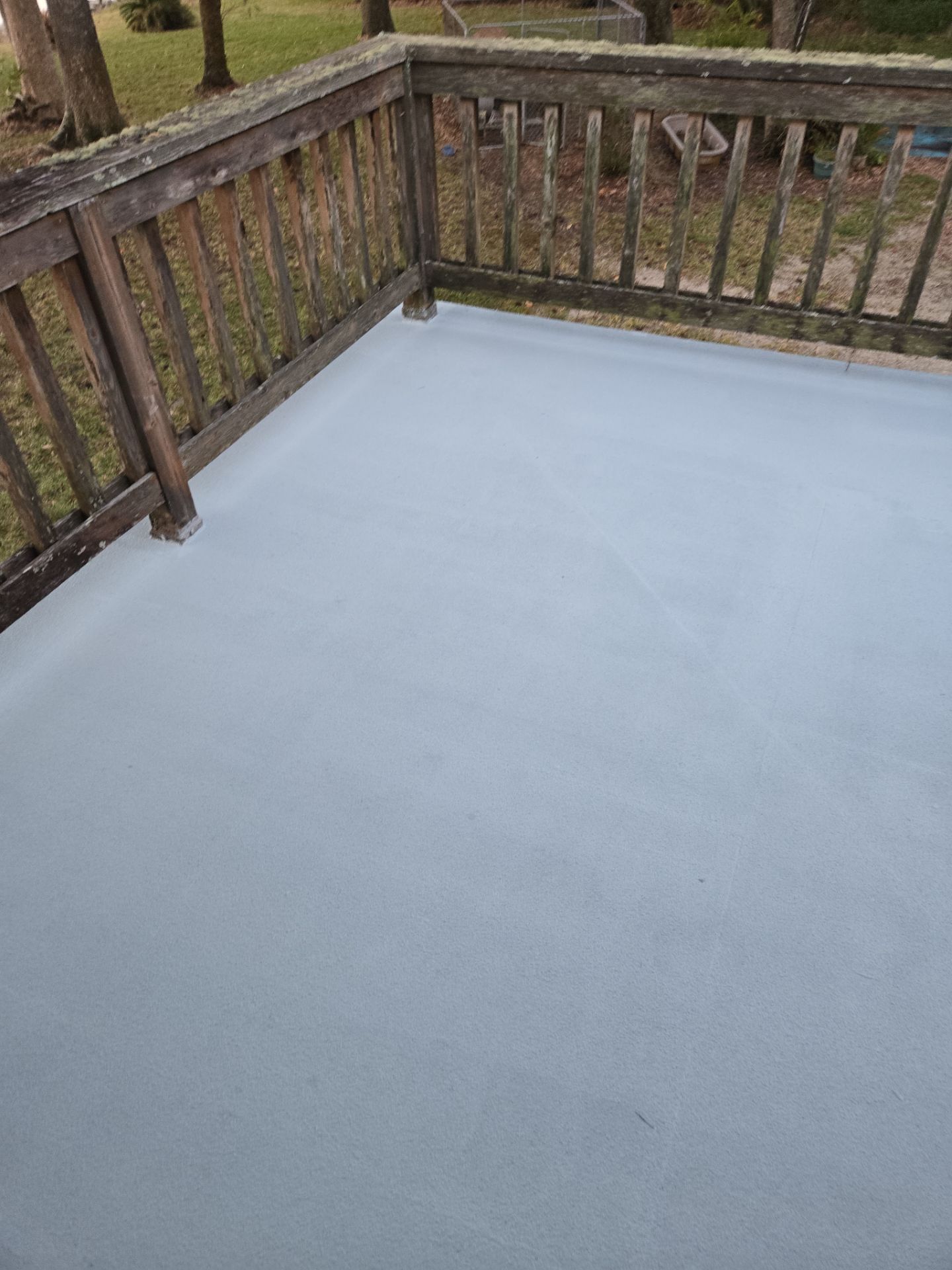 Concrete Deck using AcryFin by DuraSeal