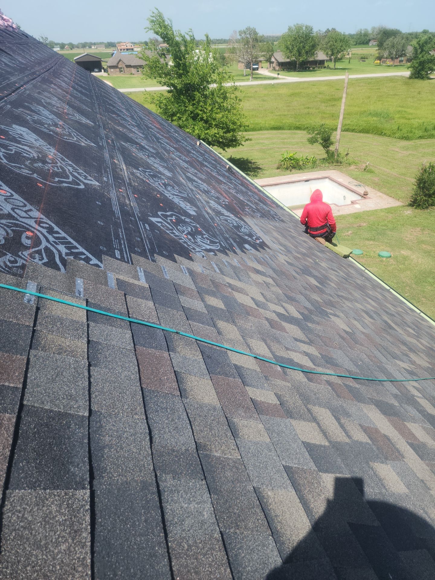Residential Roofing Installation using Owen's Corning Duration (Lifetime) Shingles by Roof Repair Company