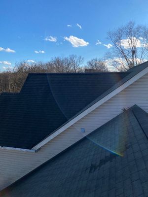 Remove the damage metal ridge vents