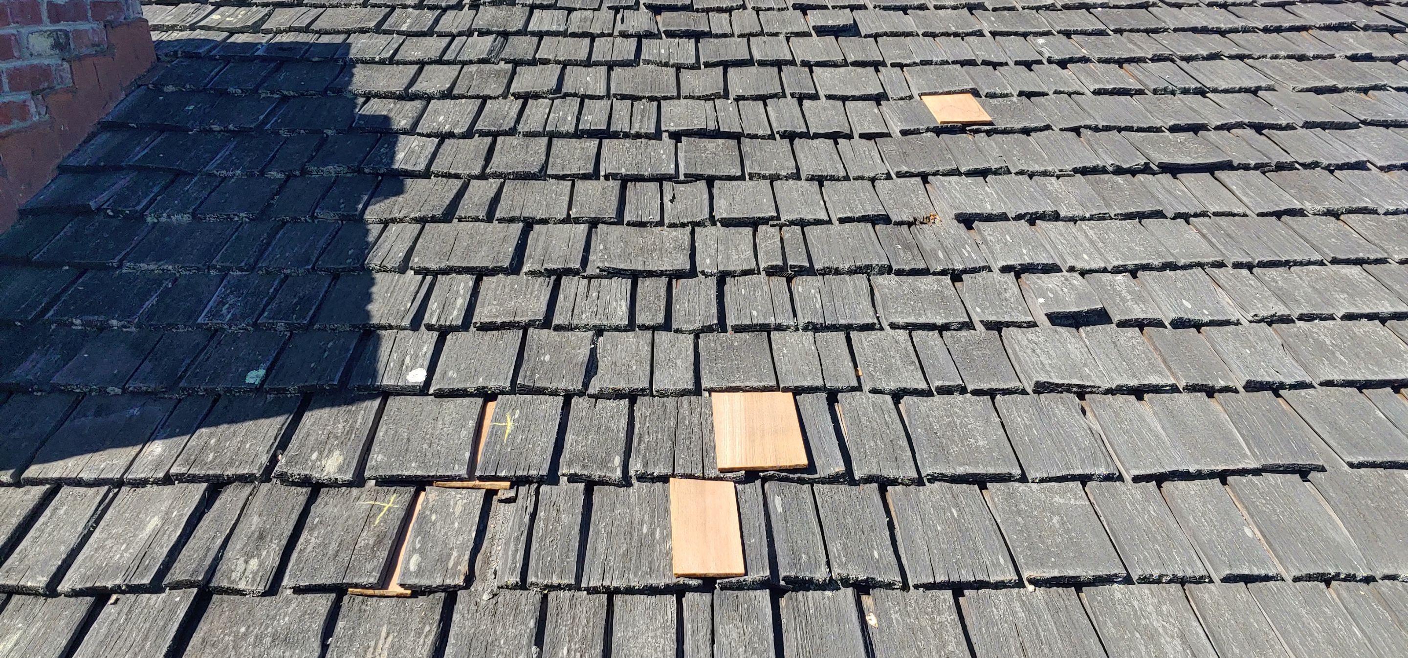 Refurbish and repair shake roof to get ready to sell by Straight Edge Roofing Inc