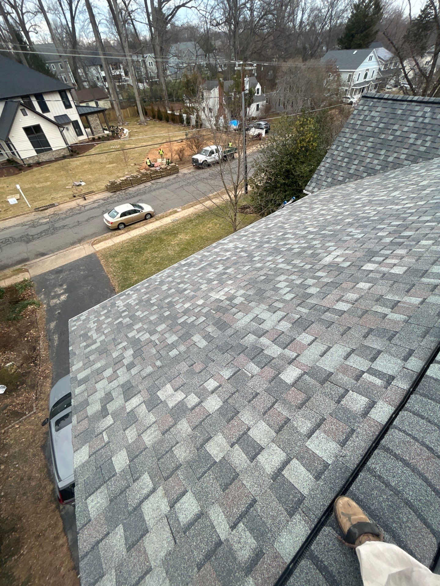 Falls Church: Residential Roof Replacement with CertainTeed Landmark Pro in Max Def Colonial Slate by RM Banning, Inc.