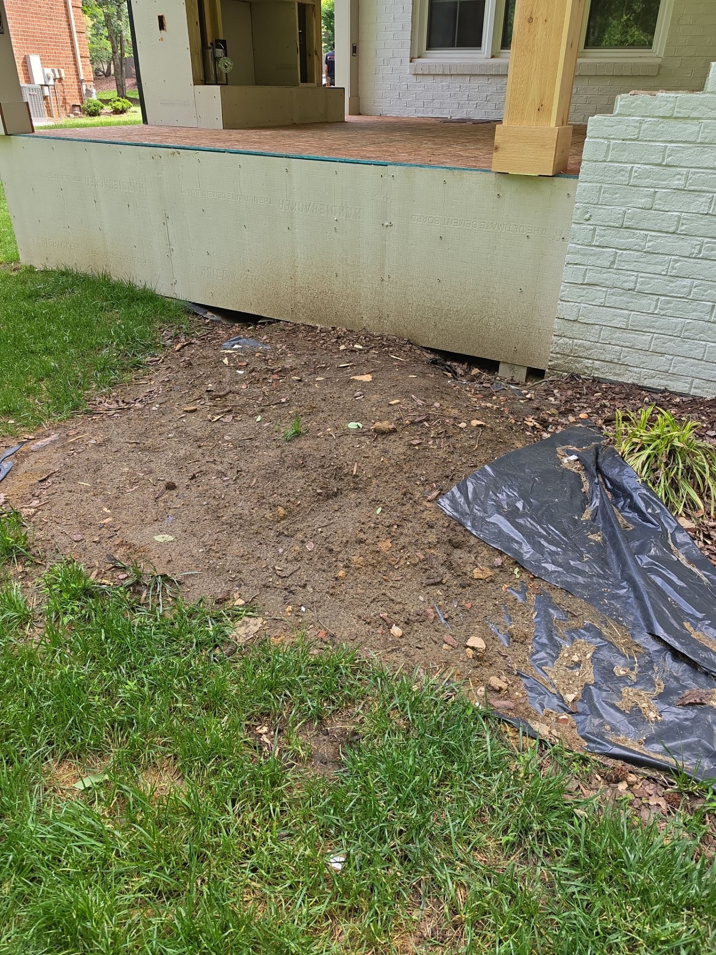Job site clean up in Charlotte by Badger Hauling