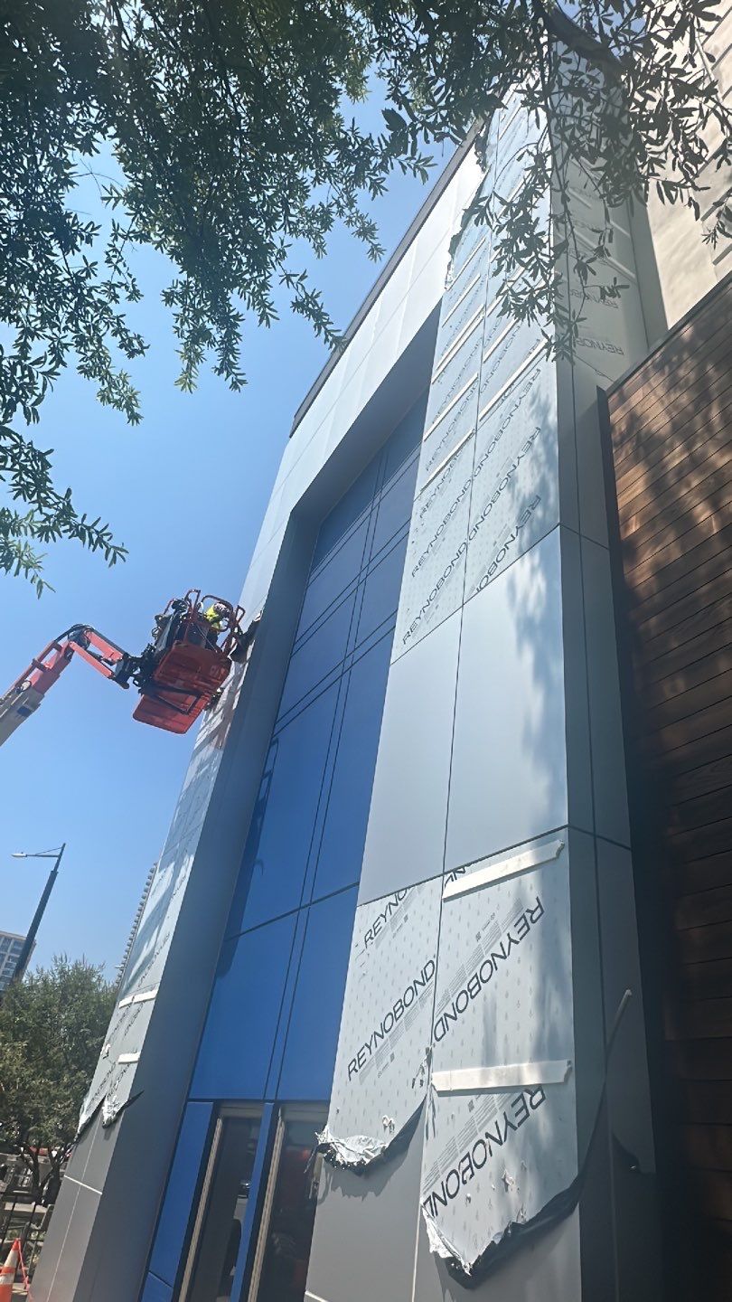Exterior Installation using ACM Composite Panels by Infinity Metal Systems